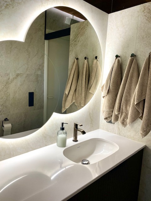 Saunan ja kylpyhuoneen uudistus, Turku — M Interior sisustussuunnittelu
